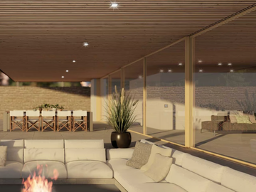 SKYLINE DRIVE - Motorized sliding door in steel by CARMINATI SERRAMENTI - view 2